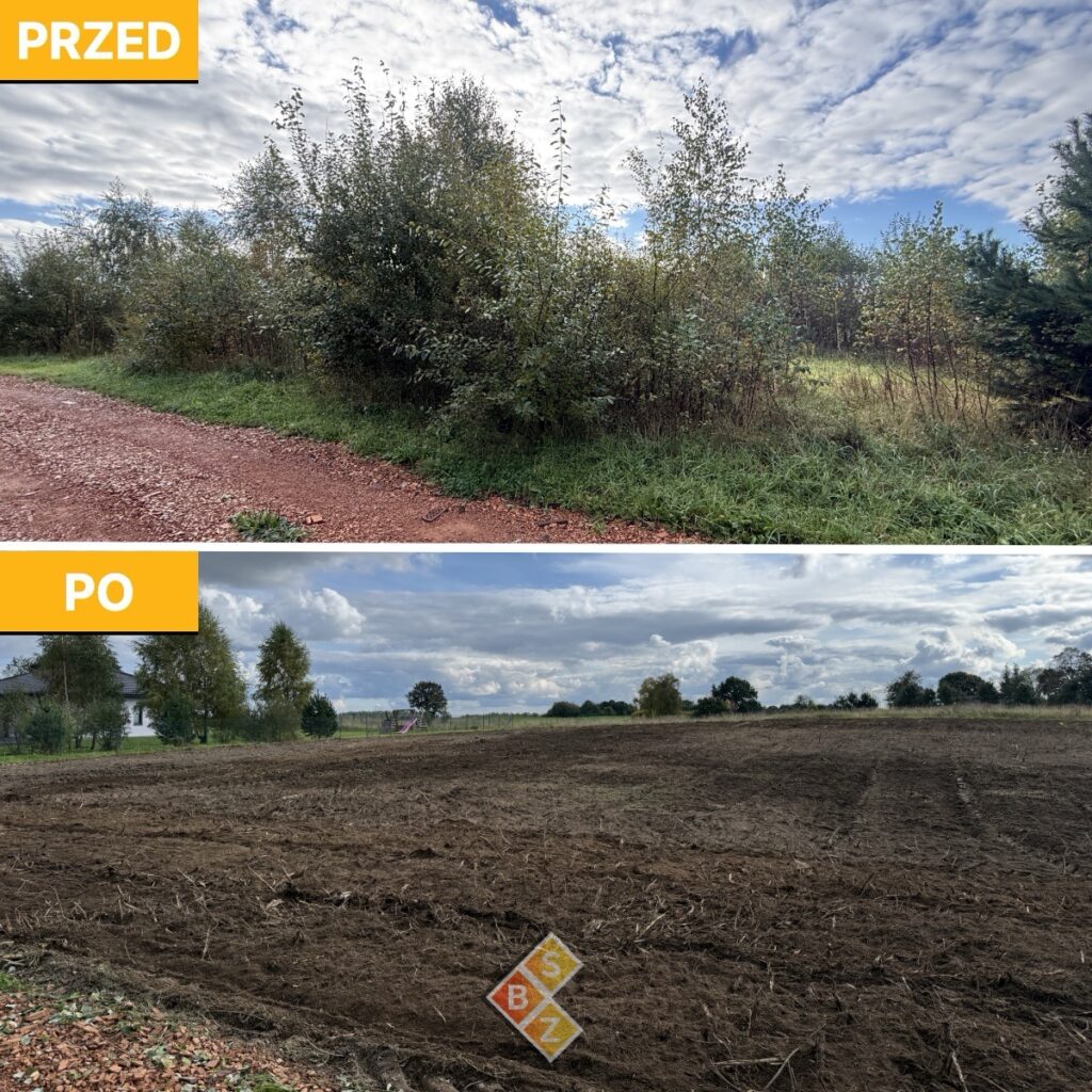 Porządkowanie działek Pomorskie kaszuby, Lębork
