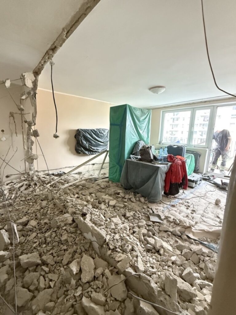Wyburzanie ścian żelbeton SBZ Usługi