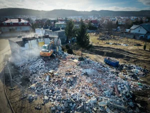 wyburzanie budynku przemysłowego pomorskie